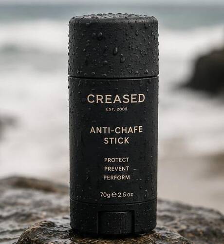 Anti-Chafe Stick 70g on coastal rock